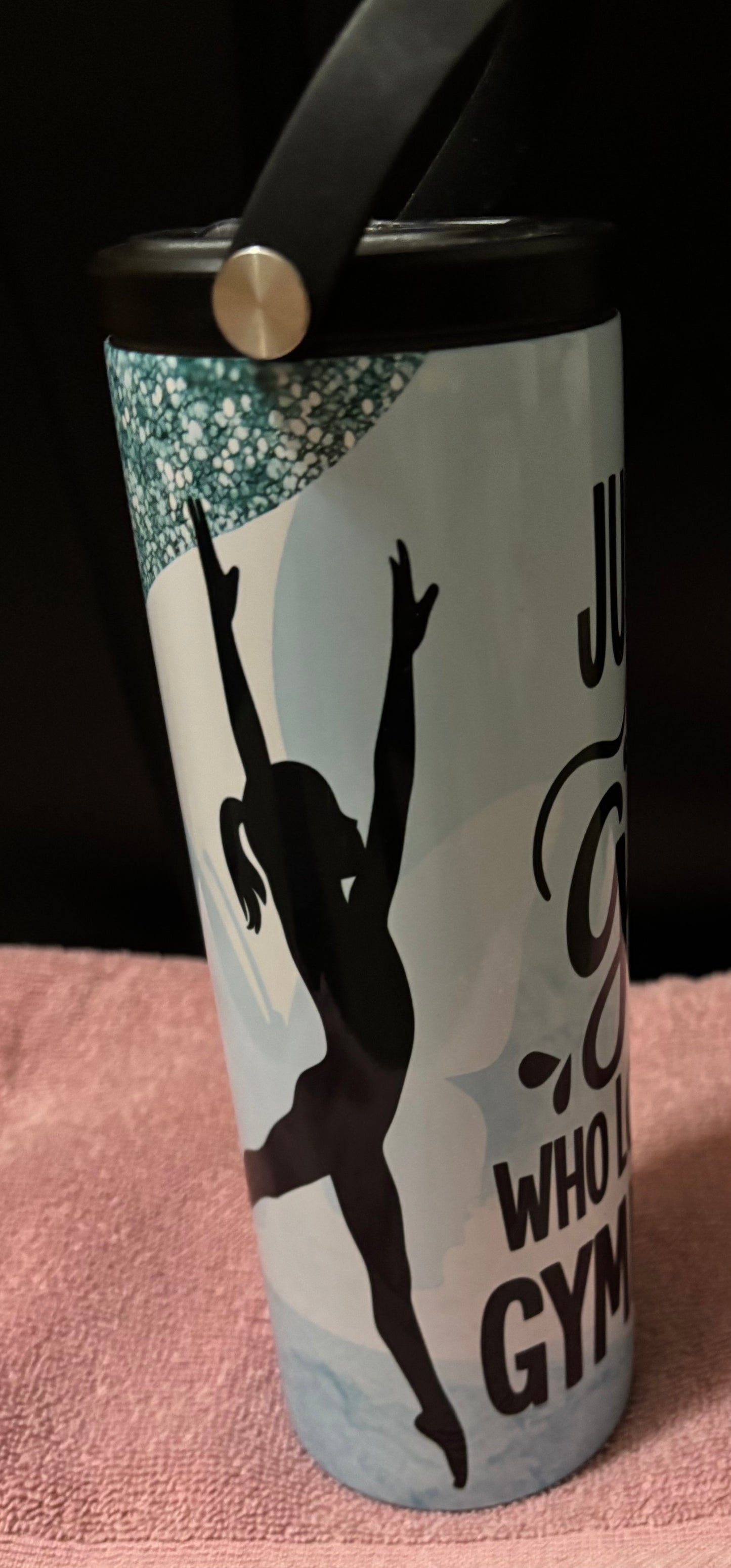 Gymnastics 20oz skinny tumbler