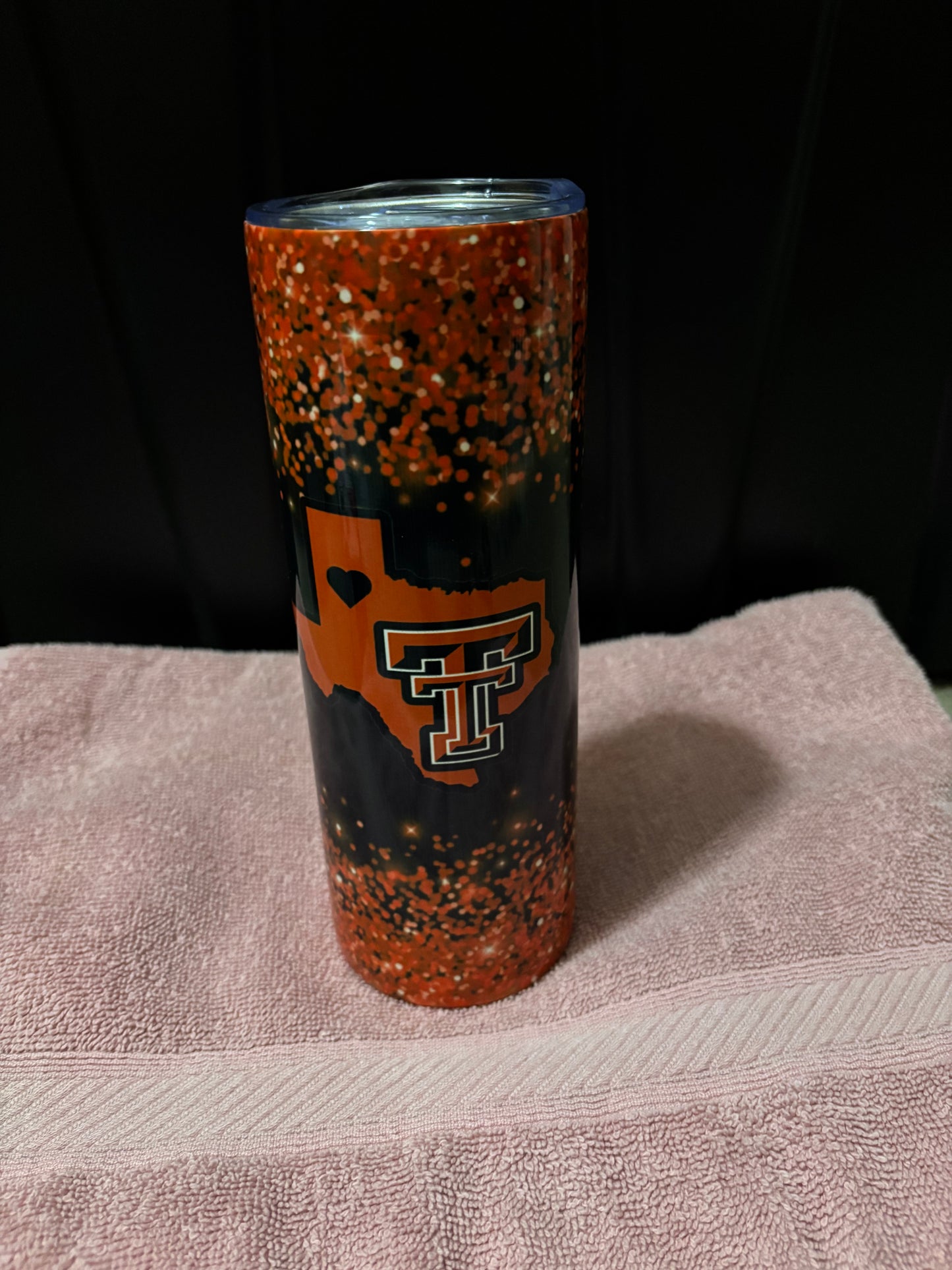 Texas Tech 20oz skinny tumbler