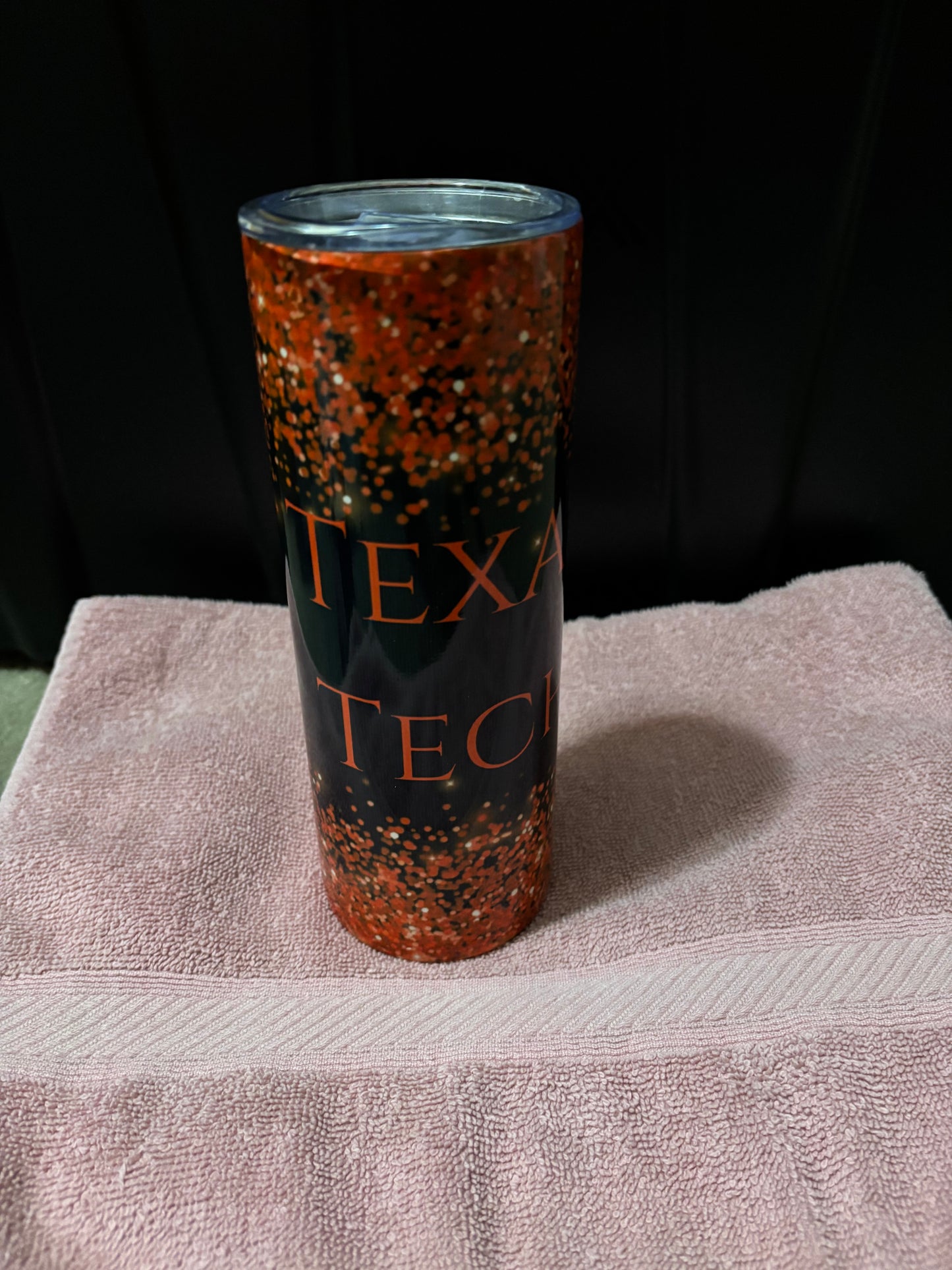 Texas Tech 20oz skinny tumbler