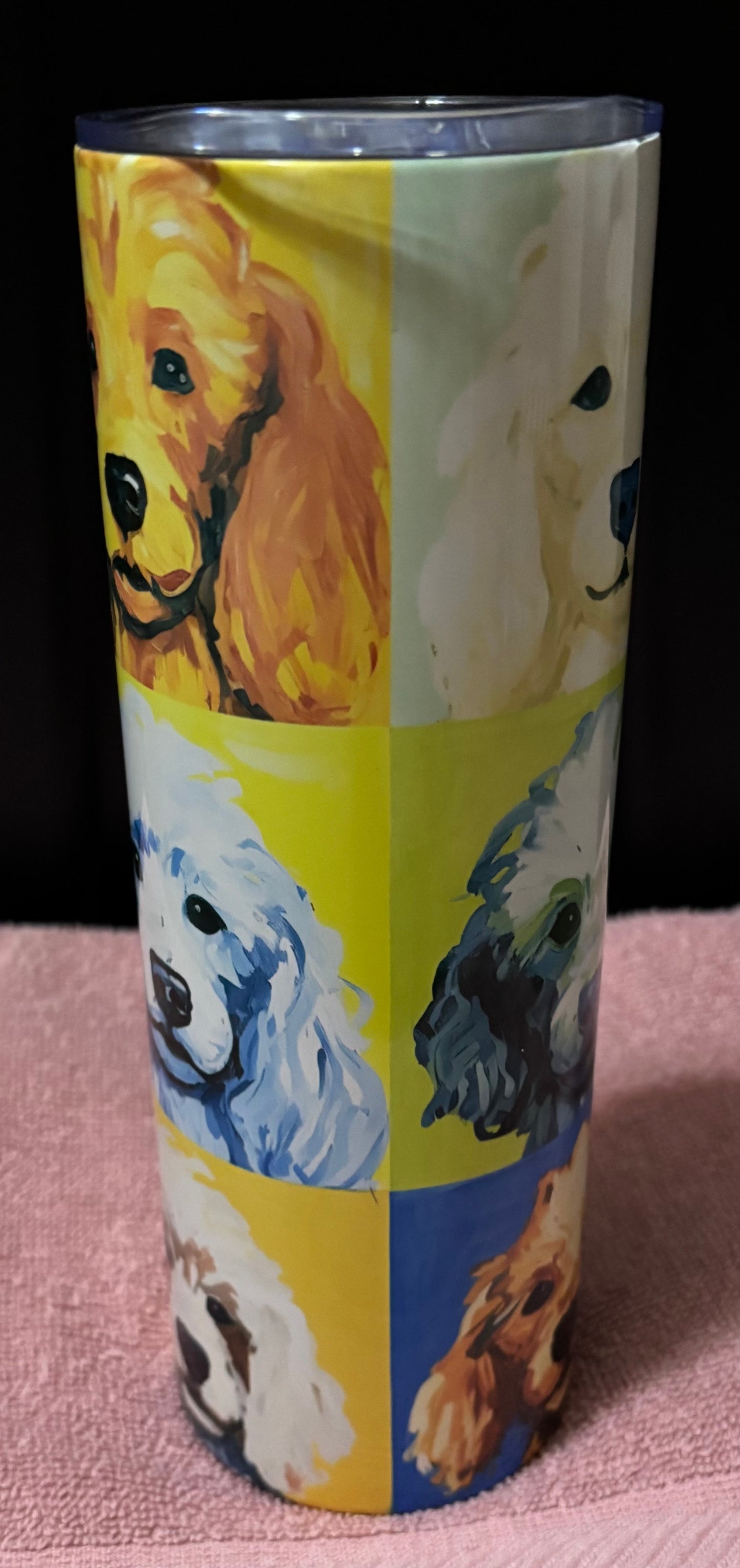 Dog Breed 20oz skinny tumbler