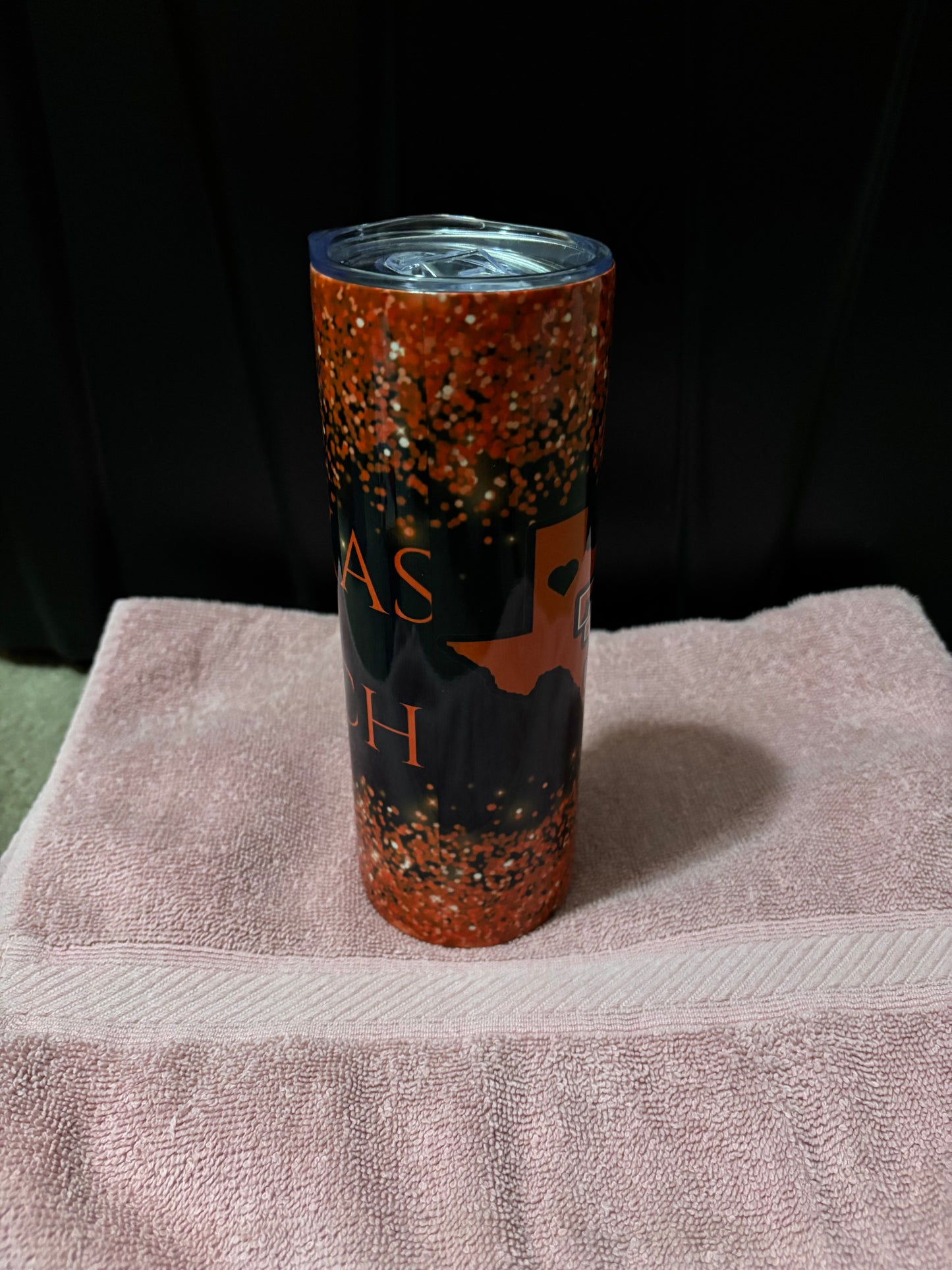 Texas Tech 20oz skinny tumbler