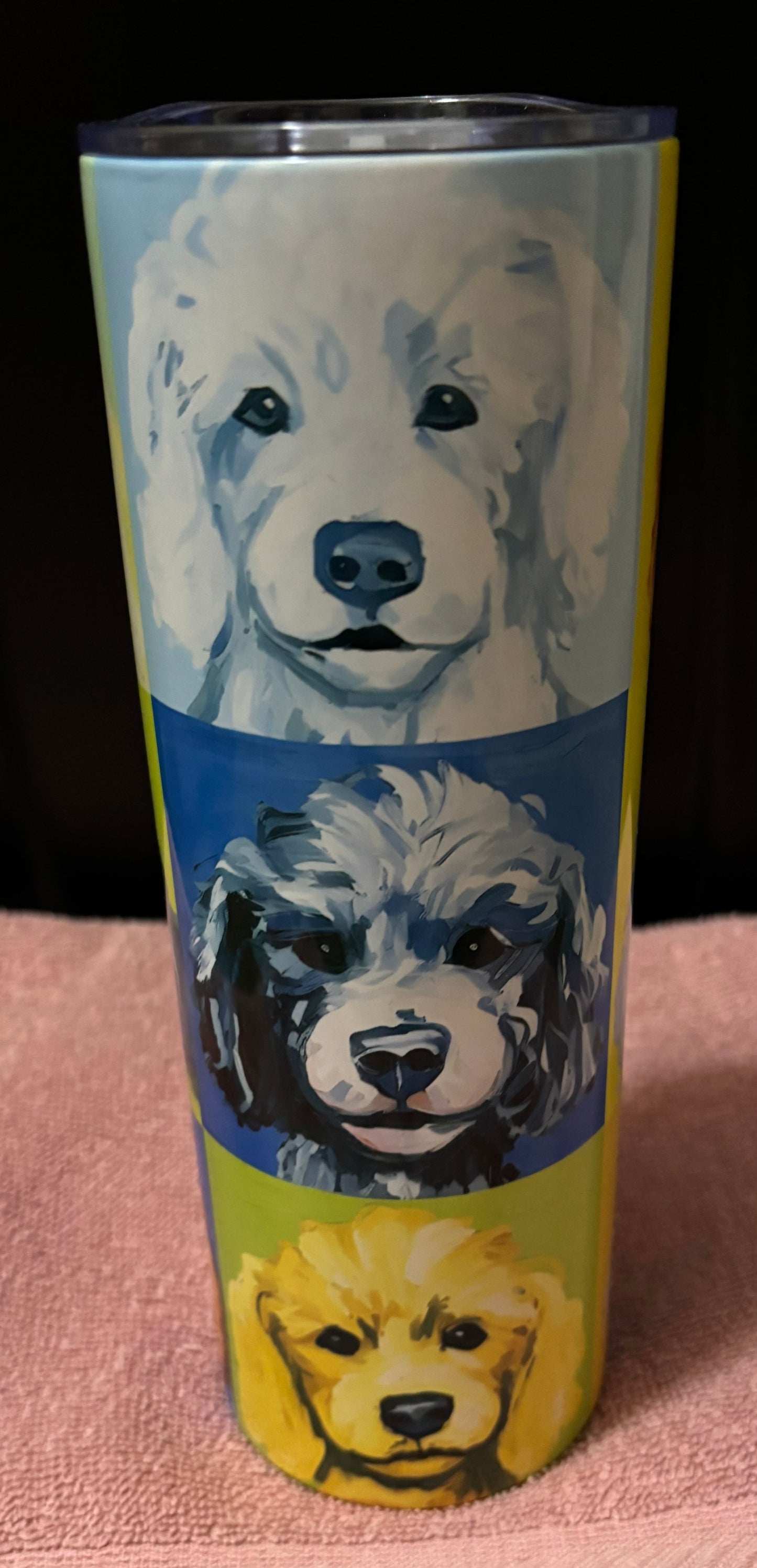 Dog Breed 20oz skinny tumbler