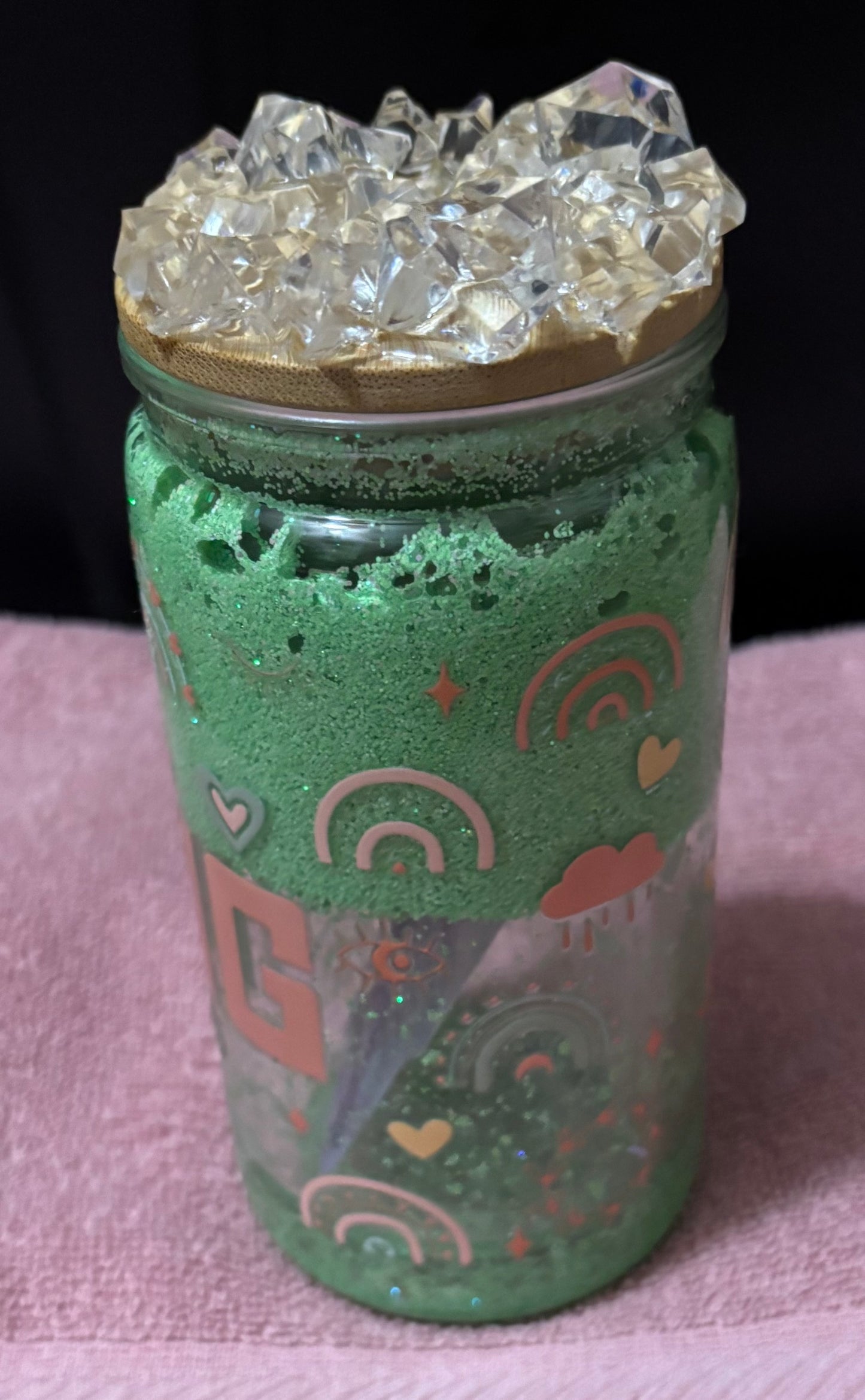 Strong 16oz snow globe tumbler