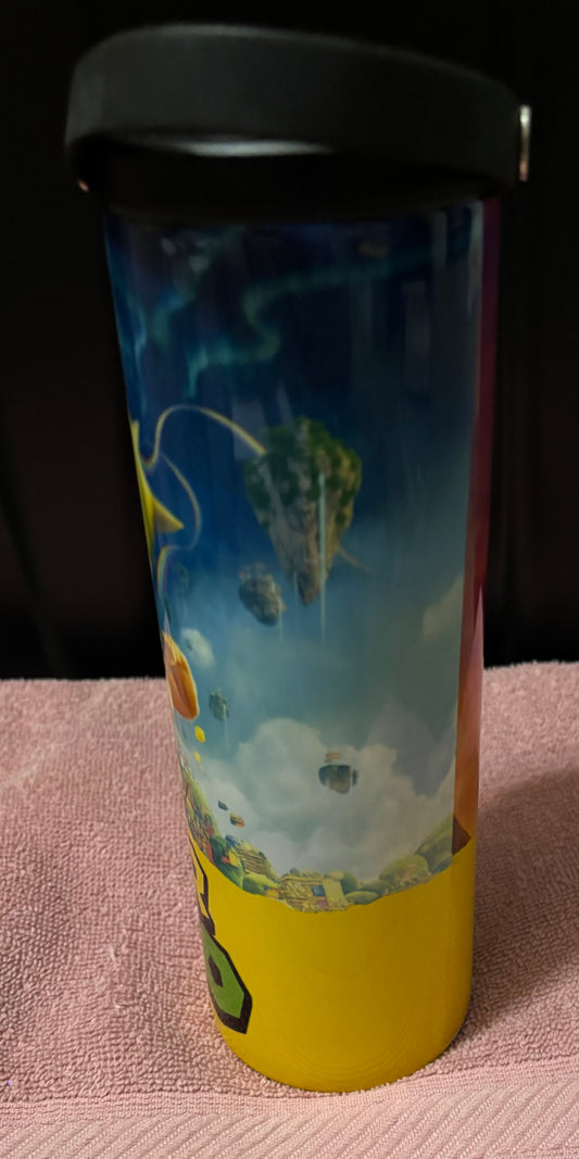 Super Mario Galaxy 20oz skinny tumbler